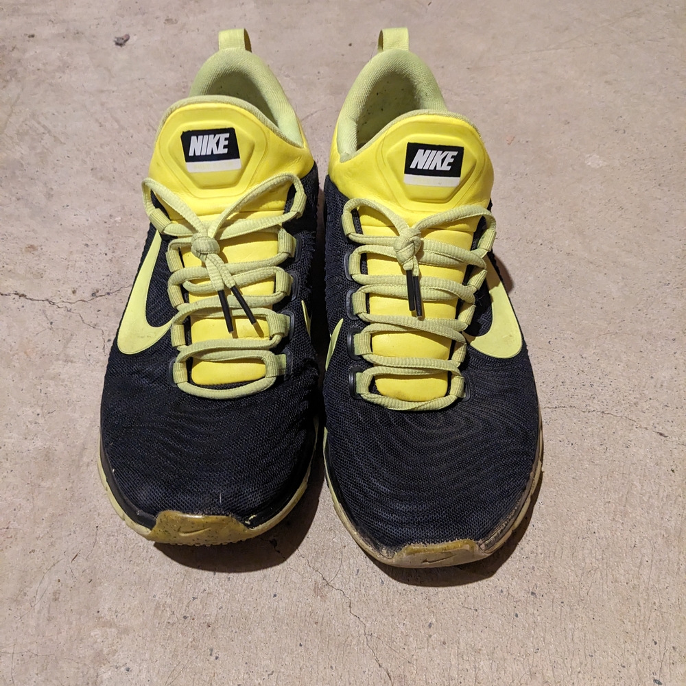 Nike Free Trainer 5.0 Black Volt Men Size 12.5 Sneakers 644671-070